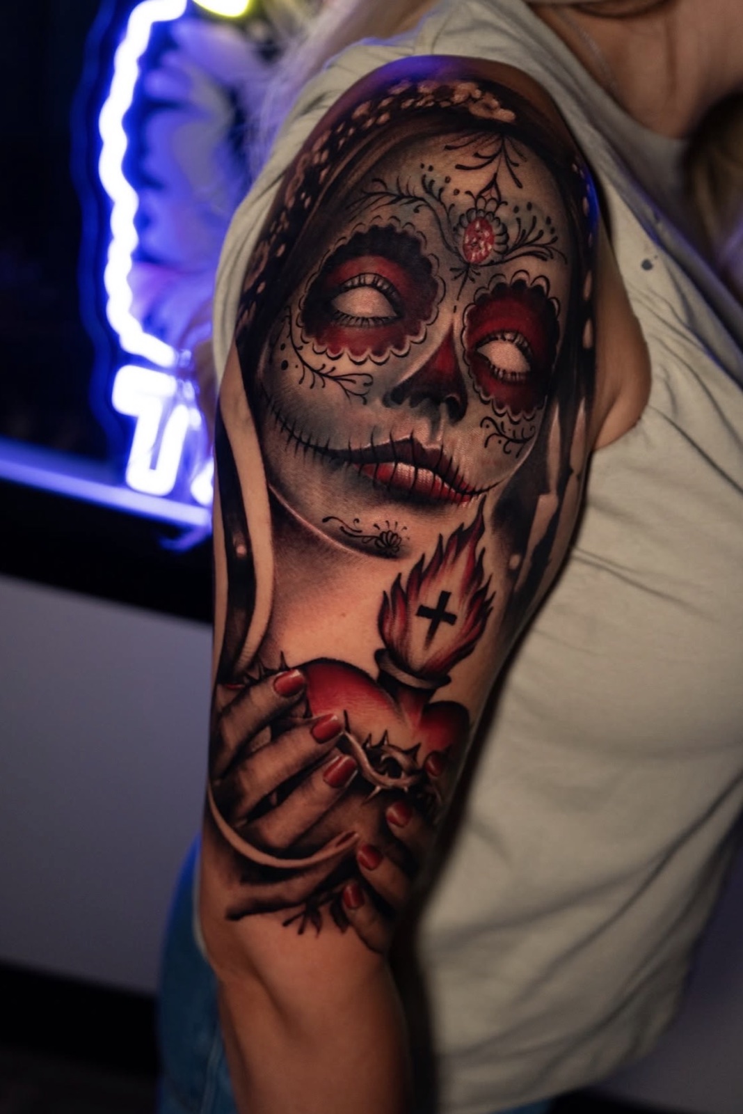 Color Realism tattoo work by Apolo