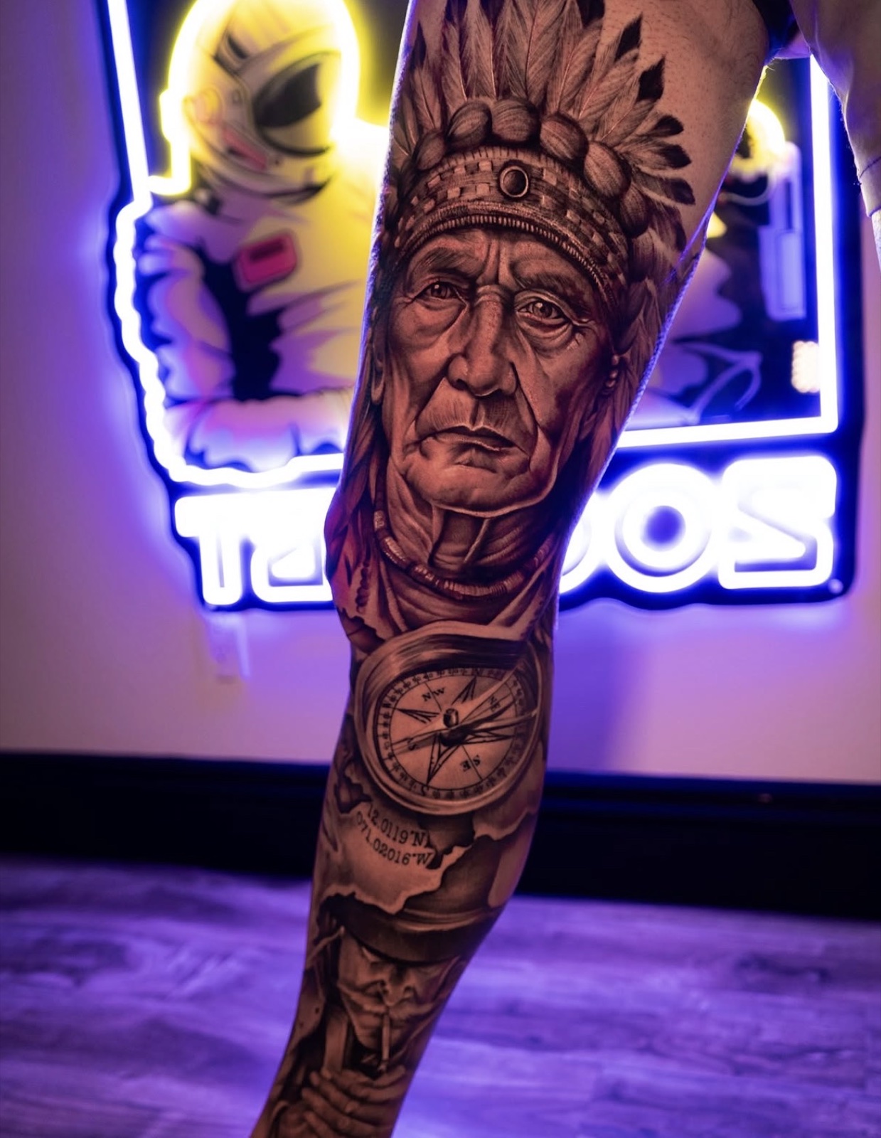 Color Realism tattoo work by Apolo
