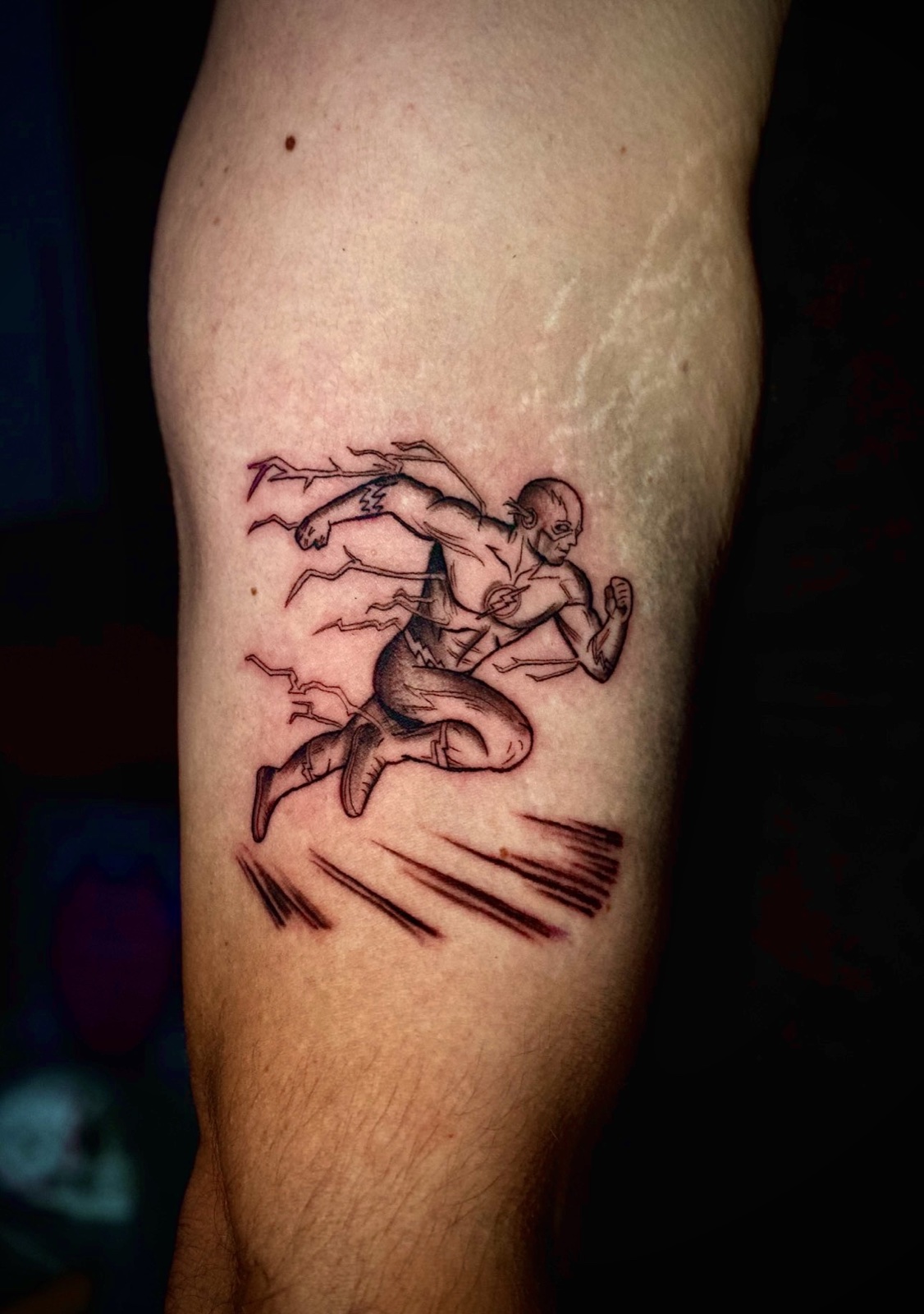 Fine Line tattoo work by Damien