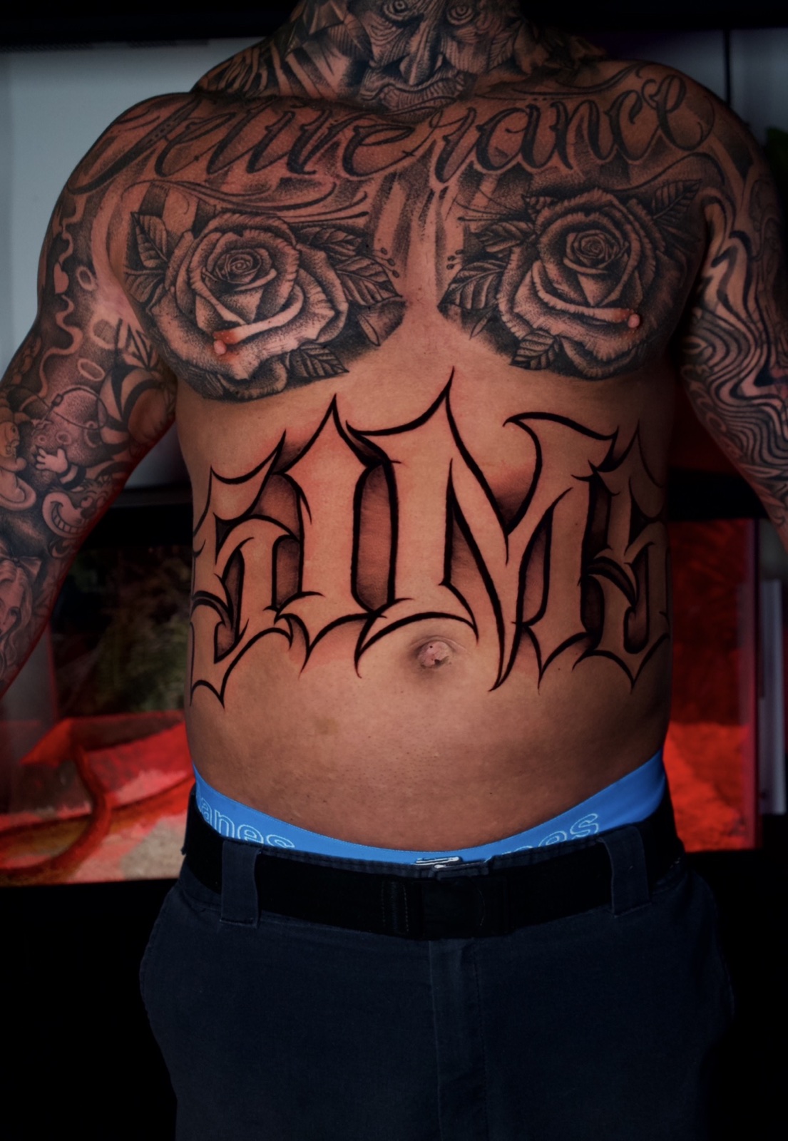 Freehand Lettering tattoo work by David
