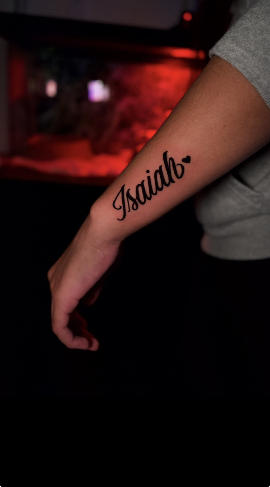 Freehand Lettering tattoo work by David