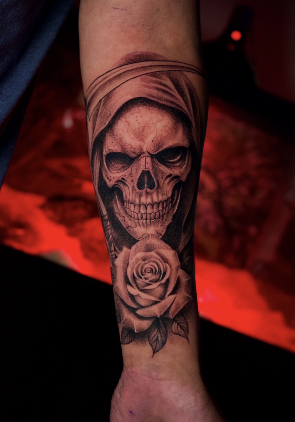 Fine Line tattoo work by Henry
