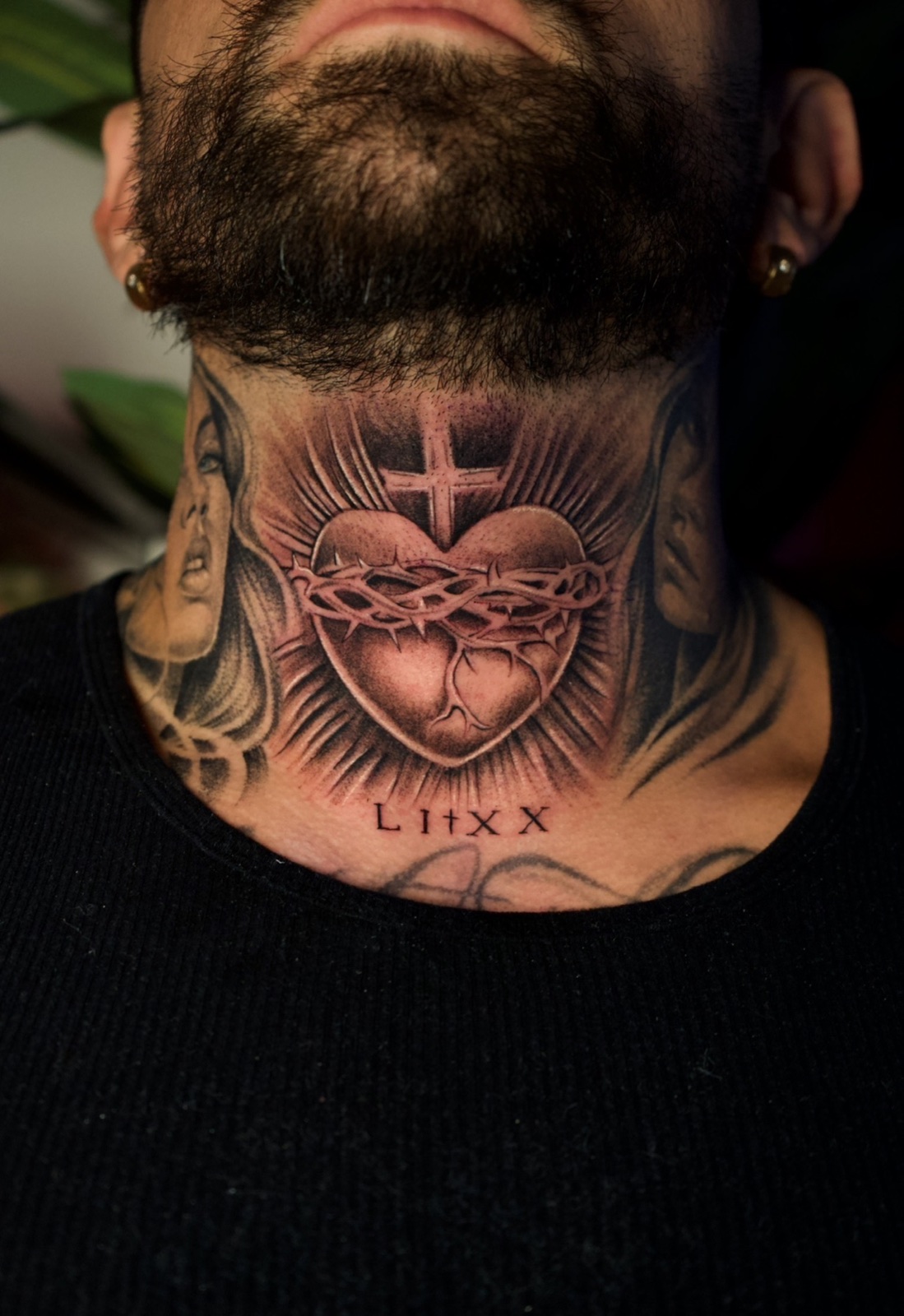 Stipple Shading tattoo work by Henry