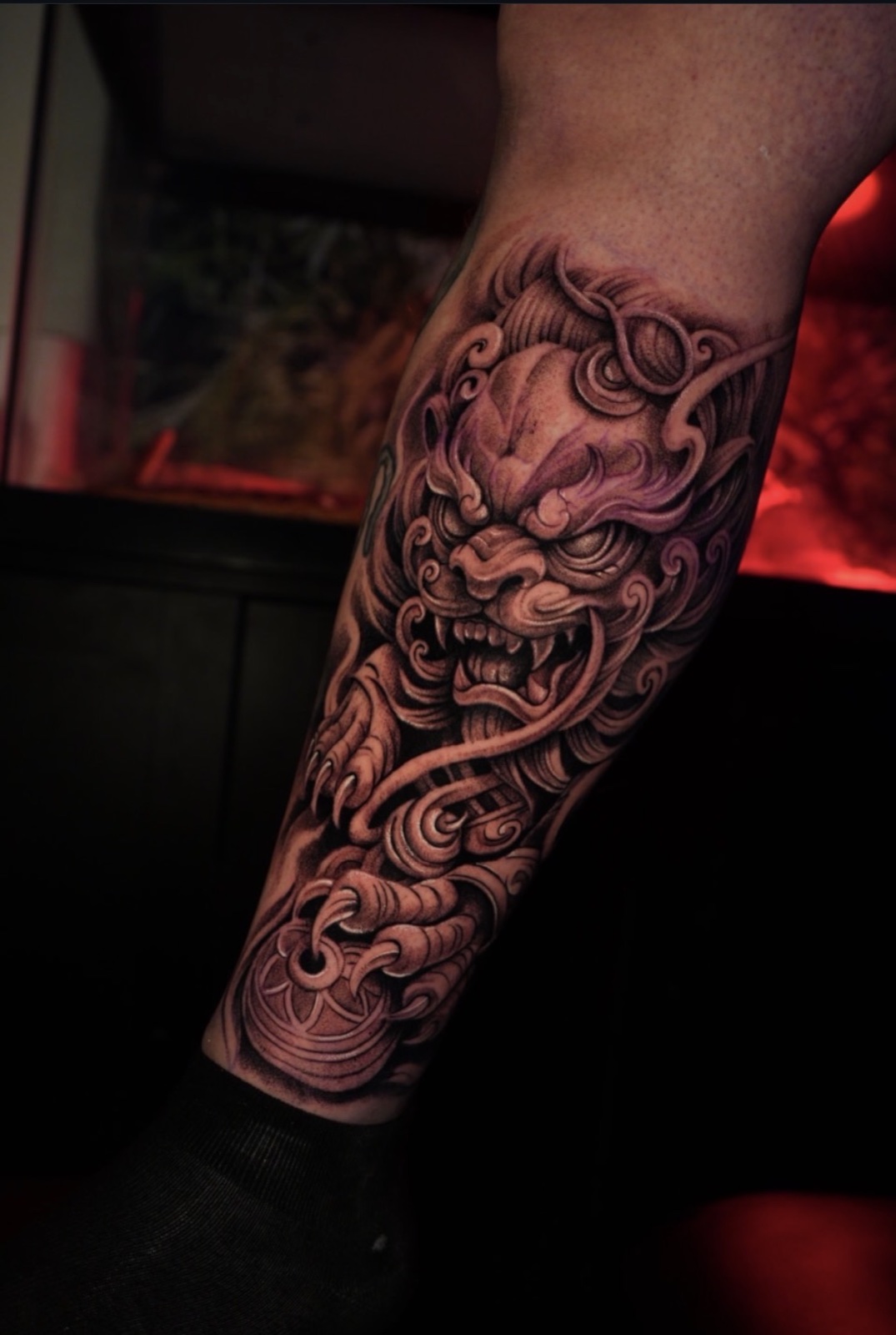 Fine Line tattoo work by Henry