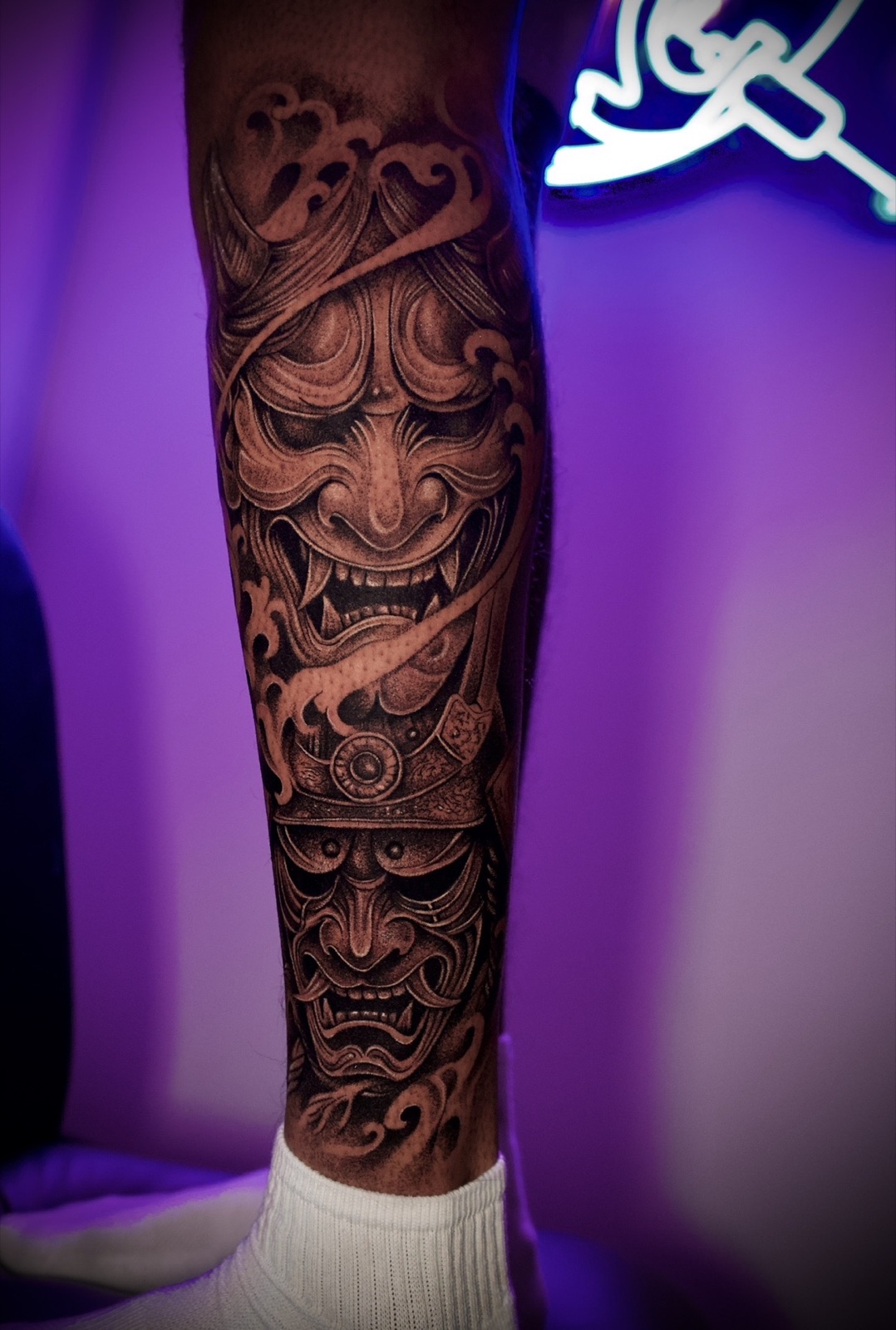 Black & Grey Realism tattoo work by Henry