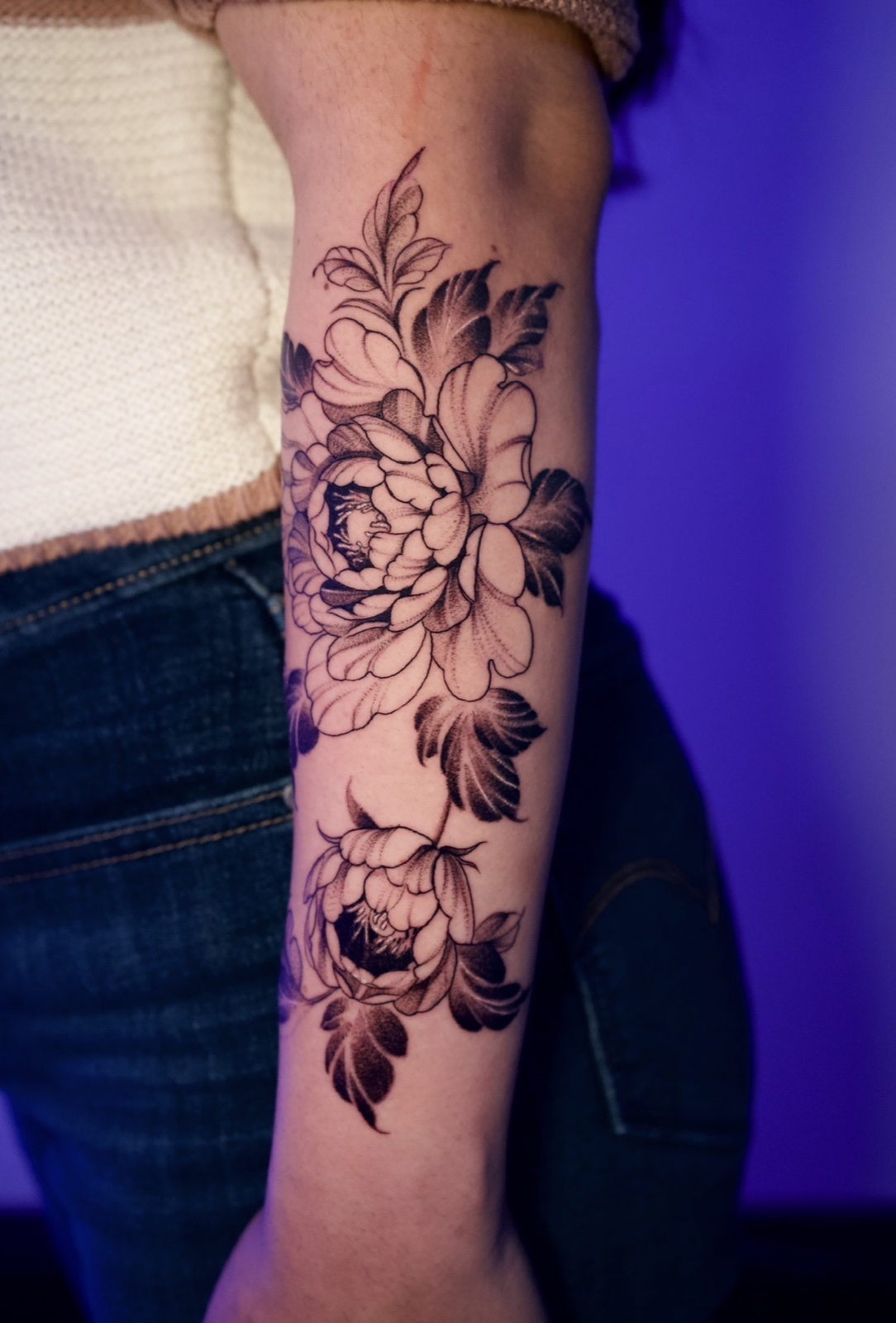 Fine Line tattoo work by Henry
