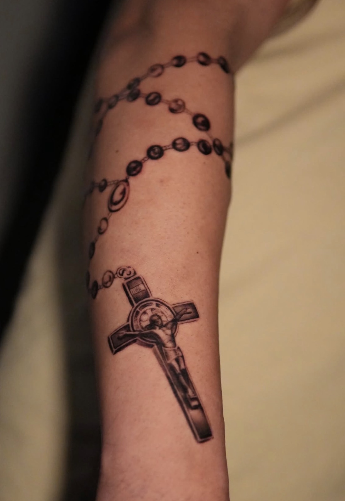 Blackwork tattoo work by Juan