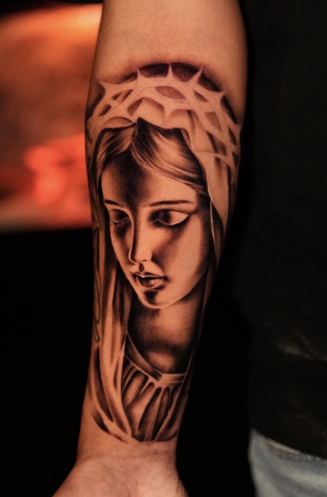 Black & Grey Realism tattoo work by Juan