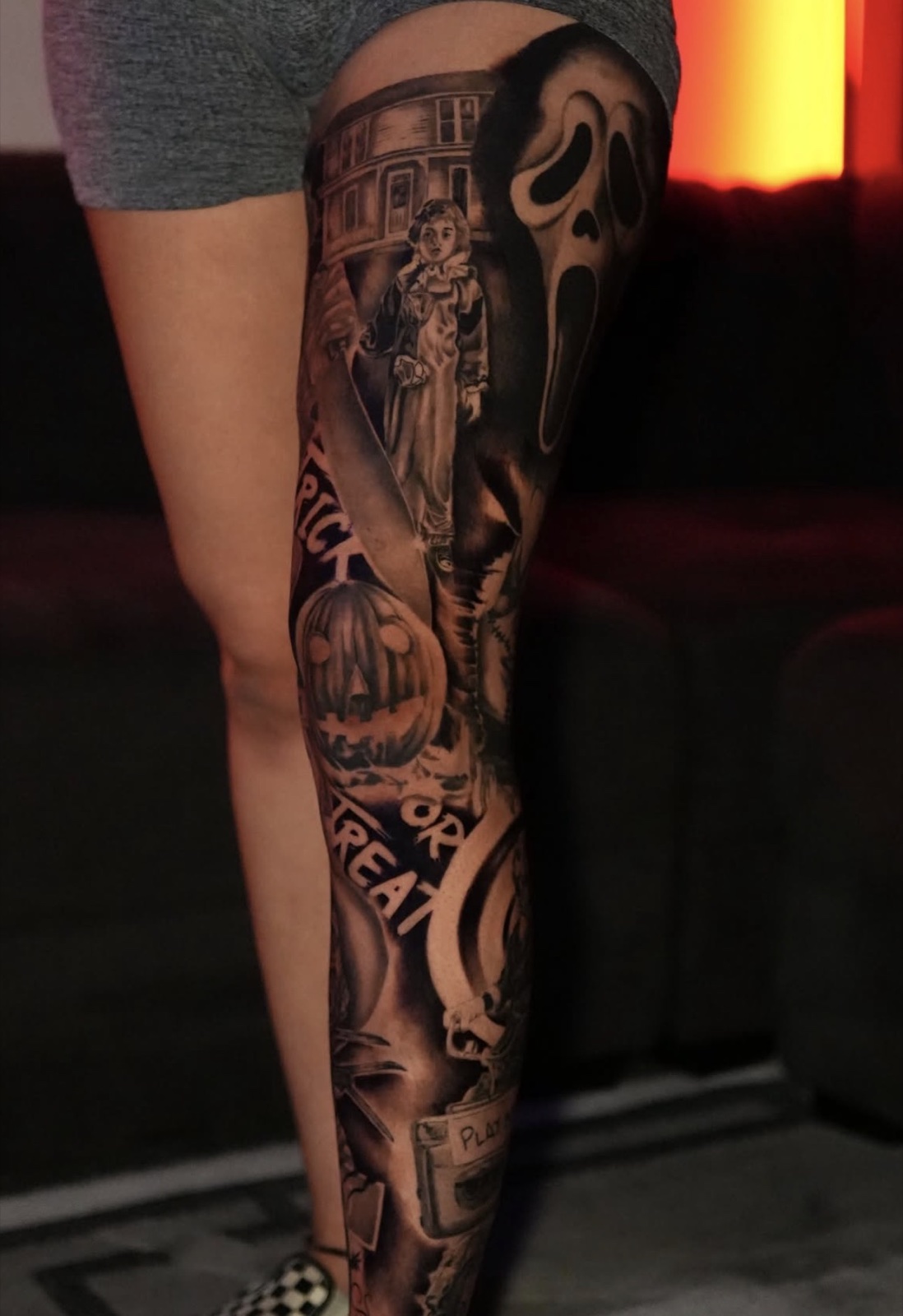 Black & Grey Realism tattoo work by Juan