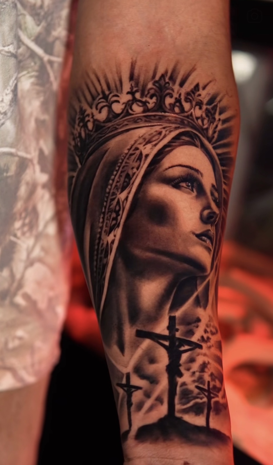 Blackwork tattoo work by Juan