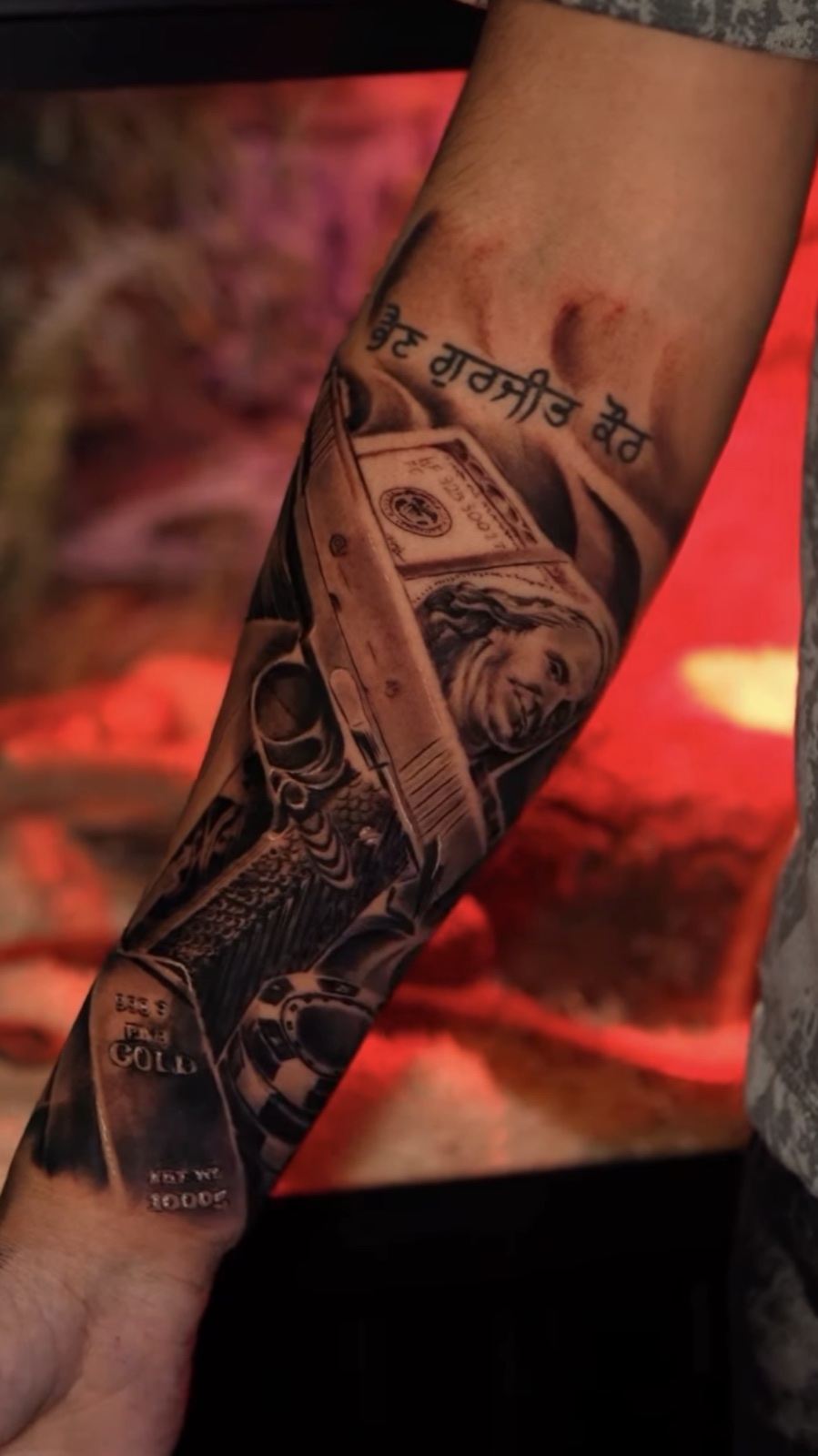 Black & Grey Realism tattoo work by Juan