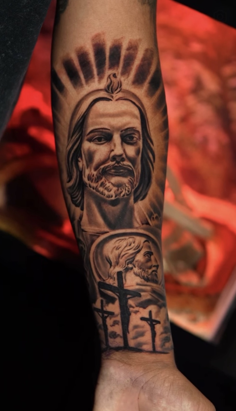 Portraits tattoo work by Juan