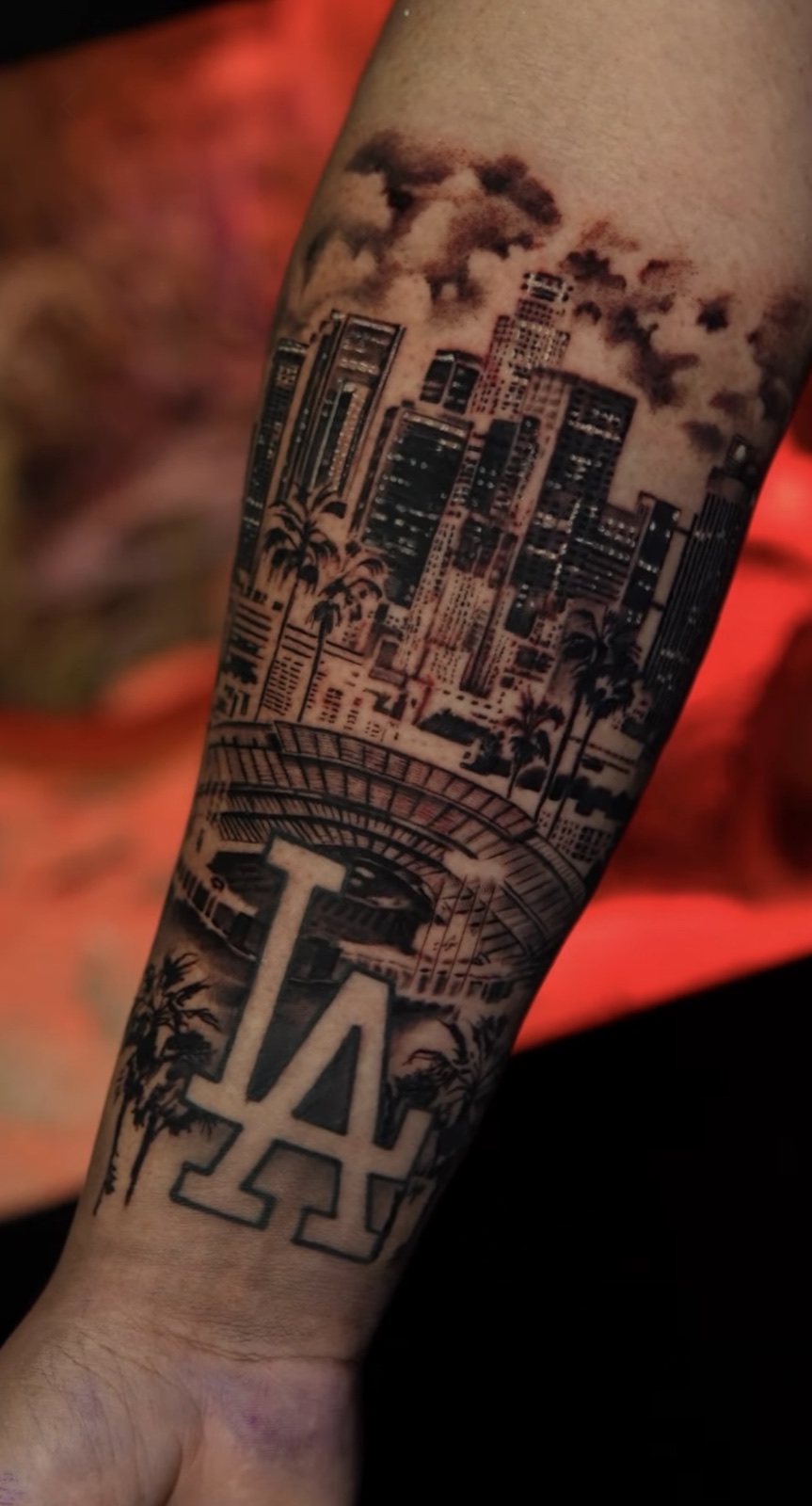 Blackwork tattoo work by Juan
