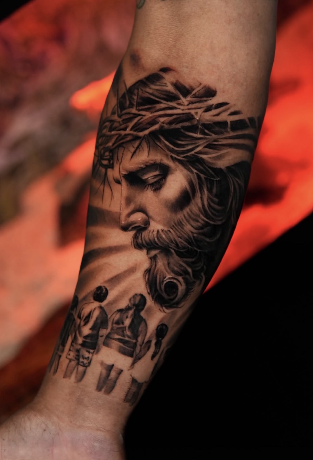 Portraits tattoo work by Juan
