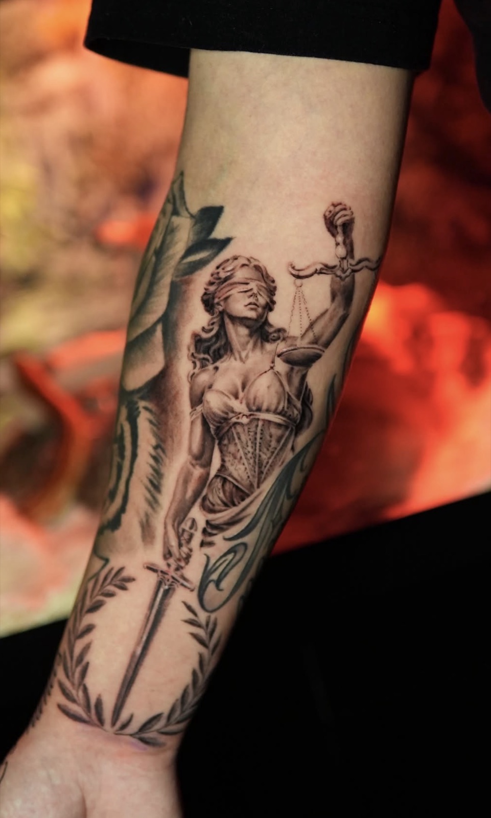 Portraits tattoo work by Juan