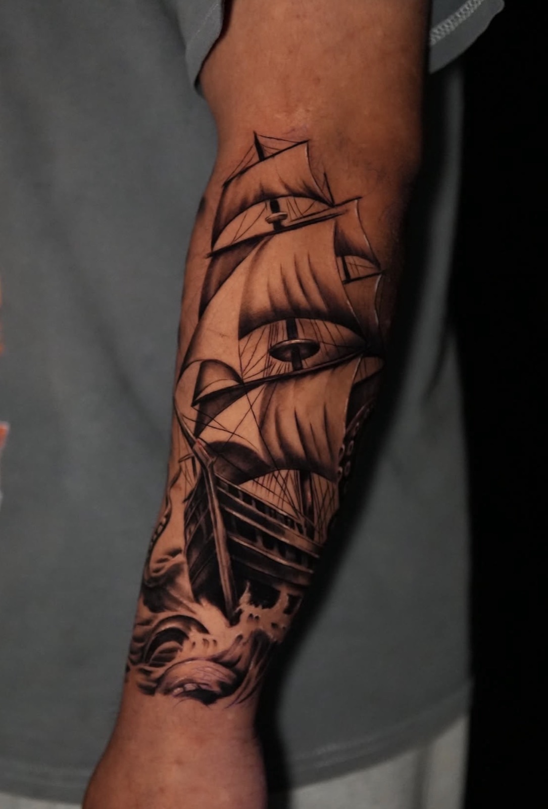Blackwork tattoo work by Juan