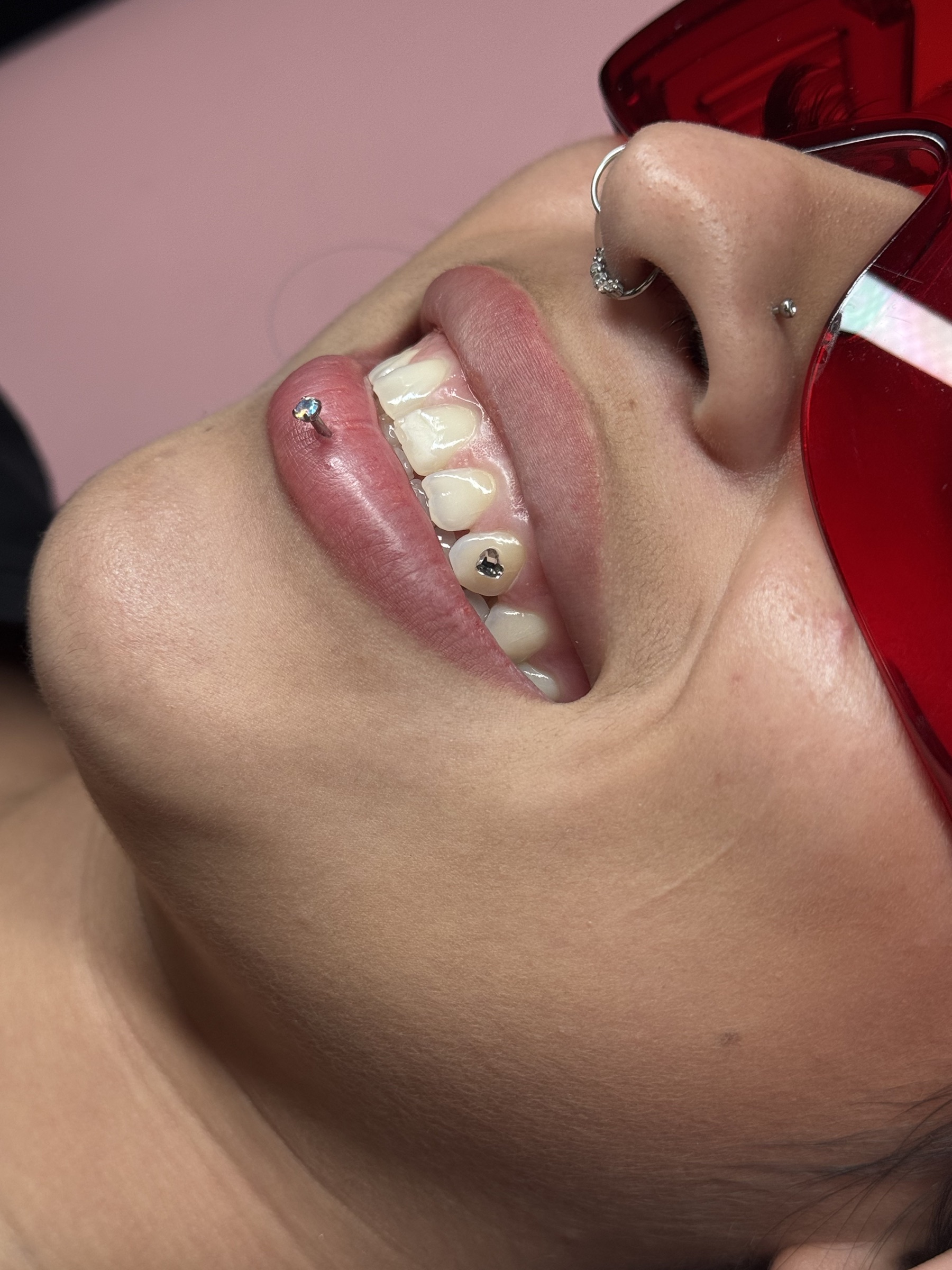 Tooth Gem Artistry tattoo work by Janet