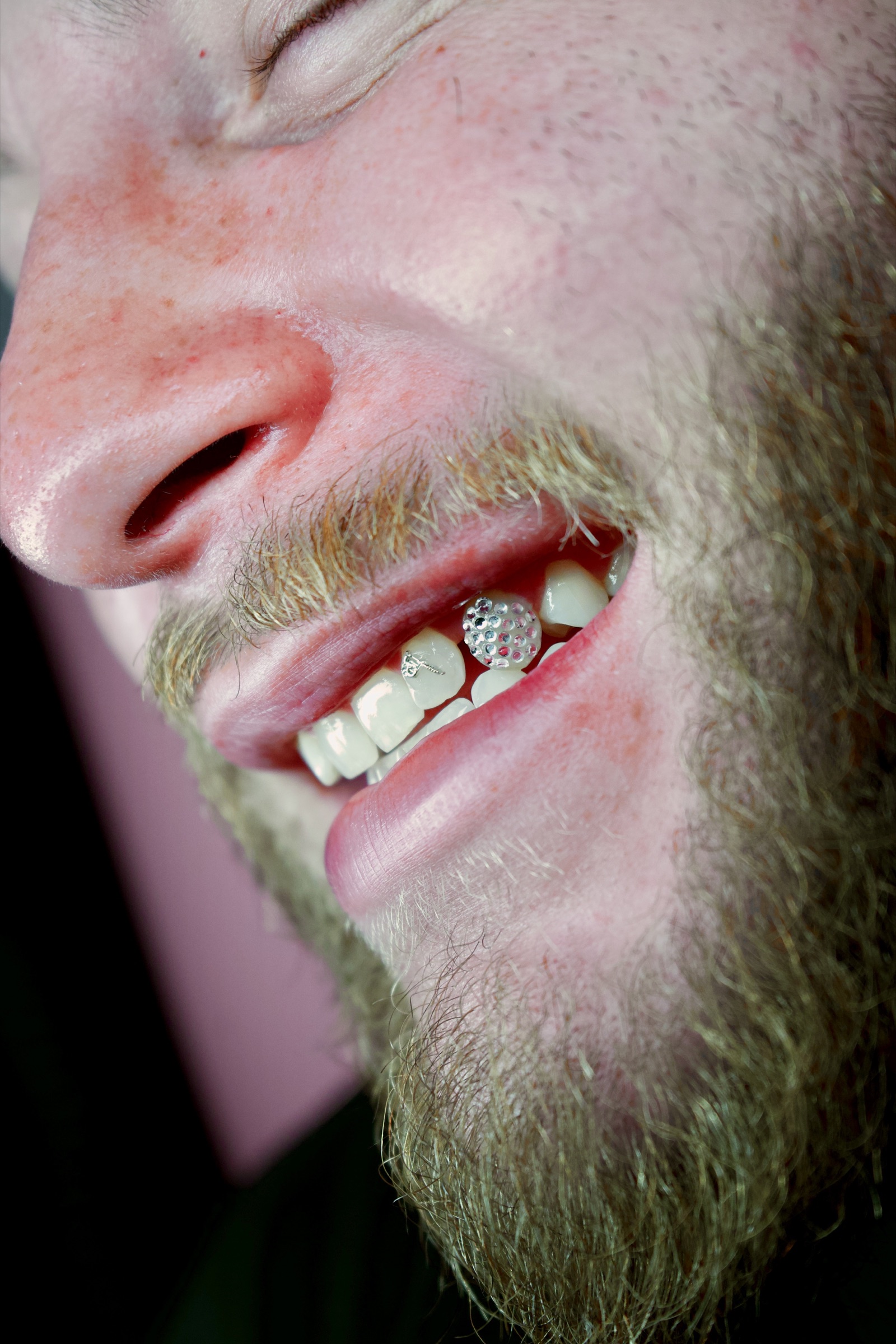 Tooth Gem Artistry tattoo work by Janet